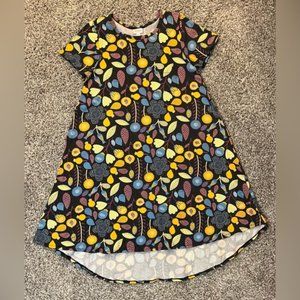 💙🧡LuLaRoe Tribal Floral Print Carly Dress, Sz. Large💜💛